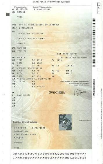 Carte grise & démarches